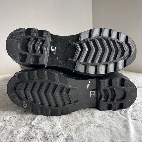 Tommy Hilfiger Black Rubber Rain Boots Women size 6M - Picture 10 of 16